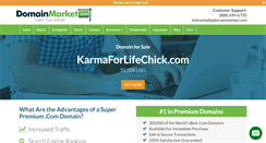 Desktop Screenshot of karmaforlifechick.com