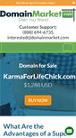 Mobile Screenshot of karmaforlifechick.com